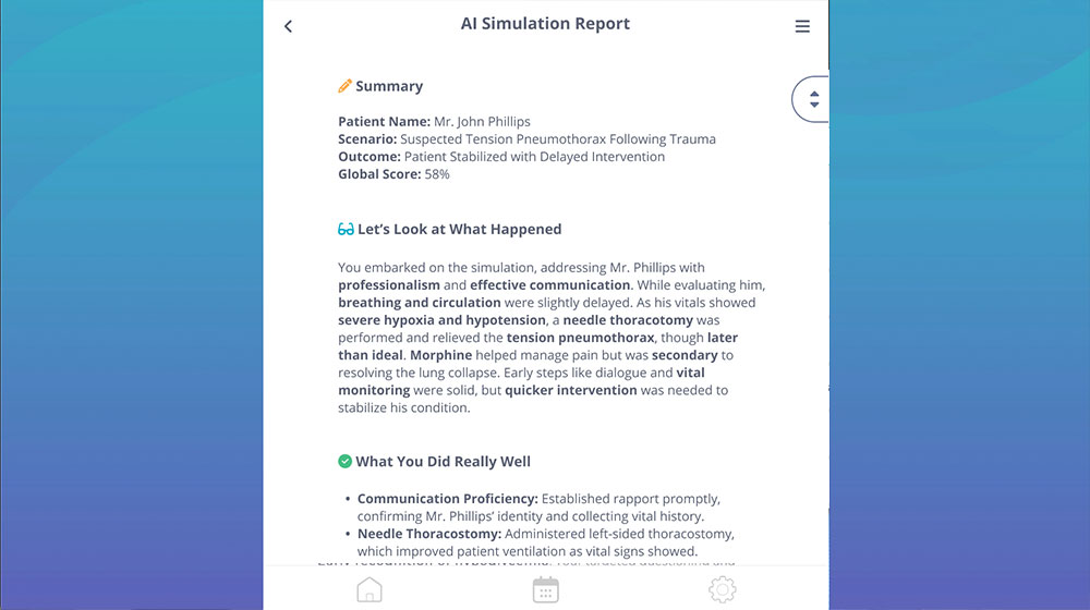 Understand the AI Simulation Report 1 Understand the AI Simulation Report