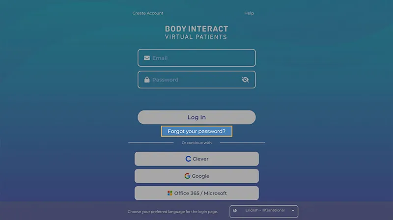 Reset or Change Your Password 1 Forgot your password
