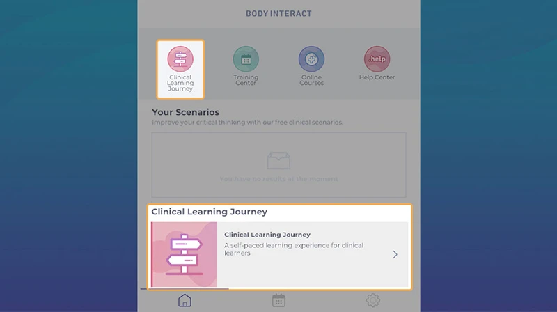 Find the Clinical Learning Journey 1 Find the Clinical Learning Journey
